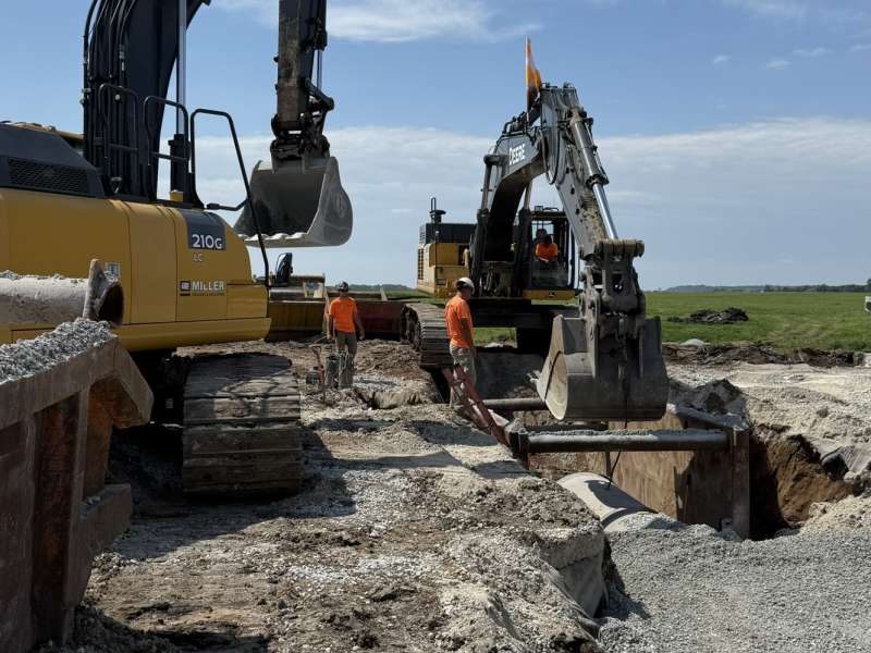 Miller Trucking job site.
